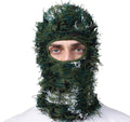Cagoule de ski fun effilochée camouflage (photo 1)
