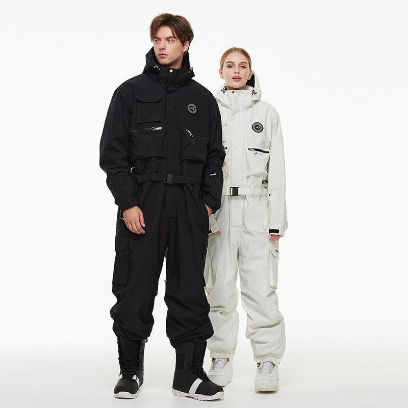 Combinaison de ski homme gris bleu (photo 1)