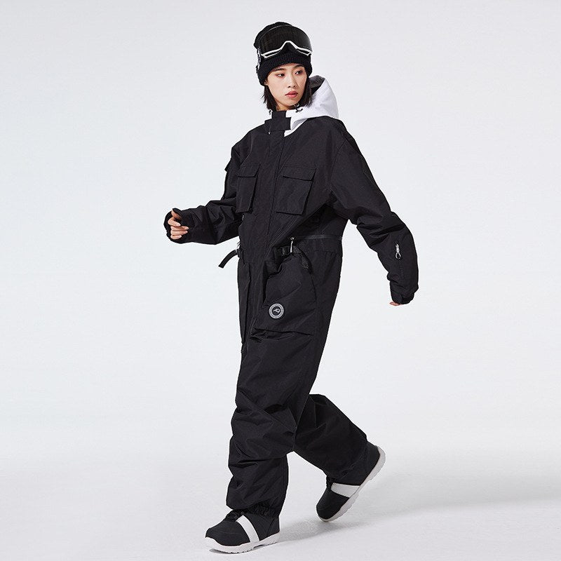 Combinaison de ski homme gris bleu (photo 2)