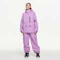 Ensemble de ski femme lilas coupe large (photo 1)