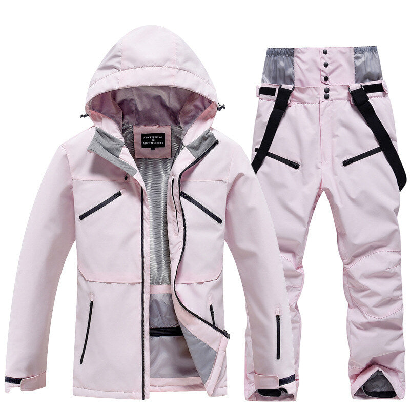 Ensemble de ski femme rose pâle (photo 2)