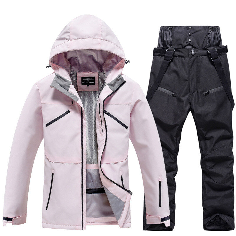 Ensemble de ski femme rose pâle (photo 3)
