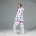 Ensemble de ski femme tie-dye pastel (photo 1)