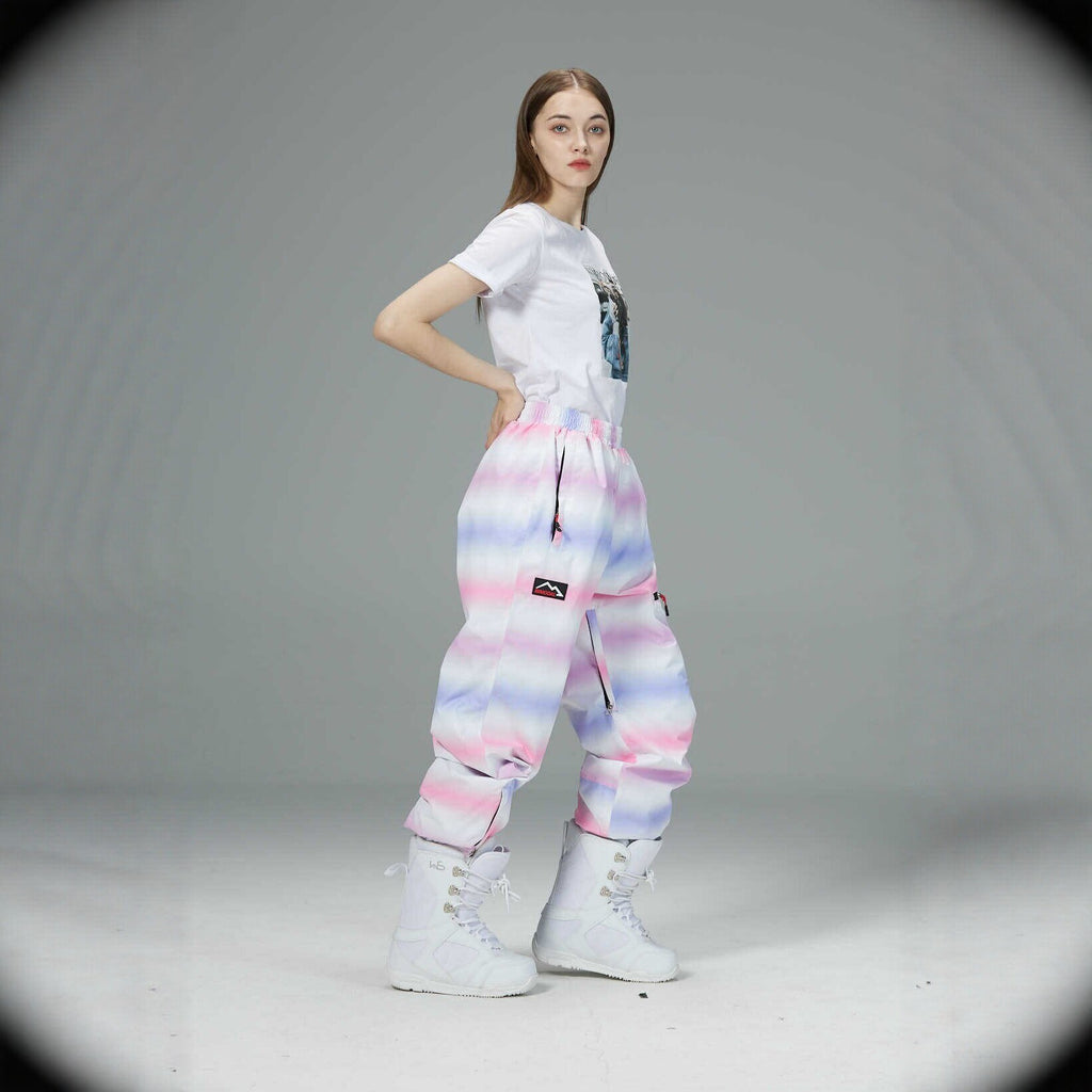 Ensemble de ski femme tie-dye pastel (photo 4)