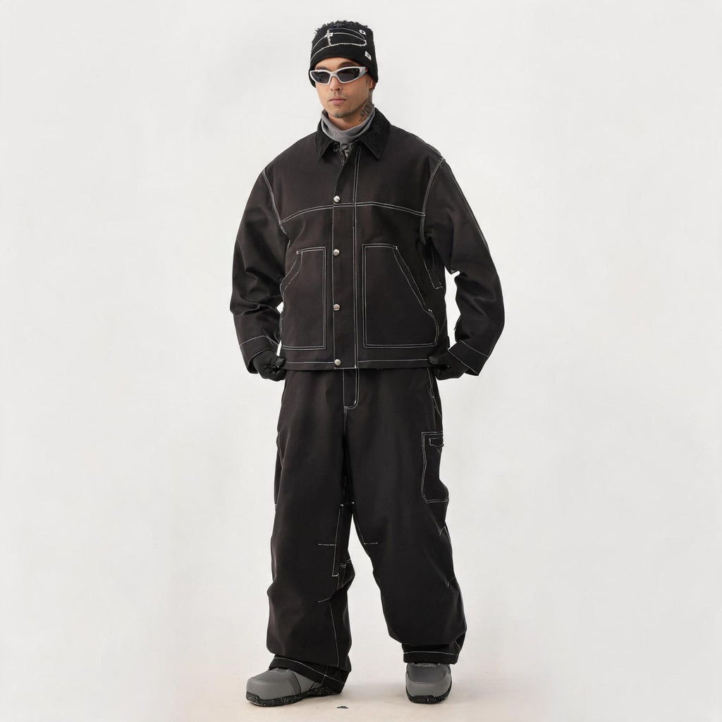 Ensemble de ski homme ample noir (photo 1)