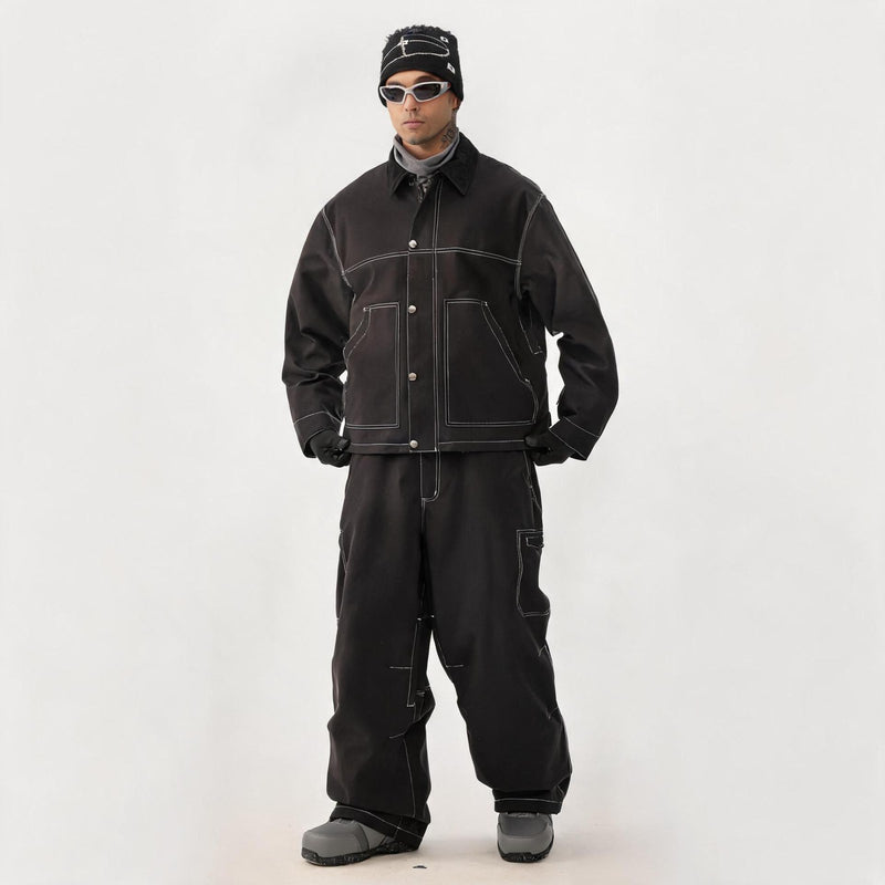 Ensemble de ski homme ample noir (photo 1)