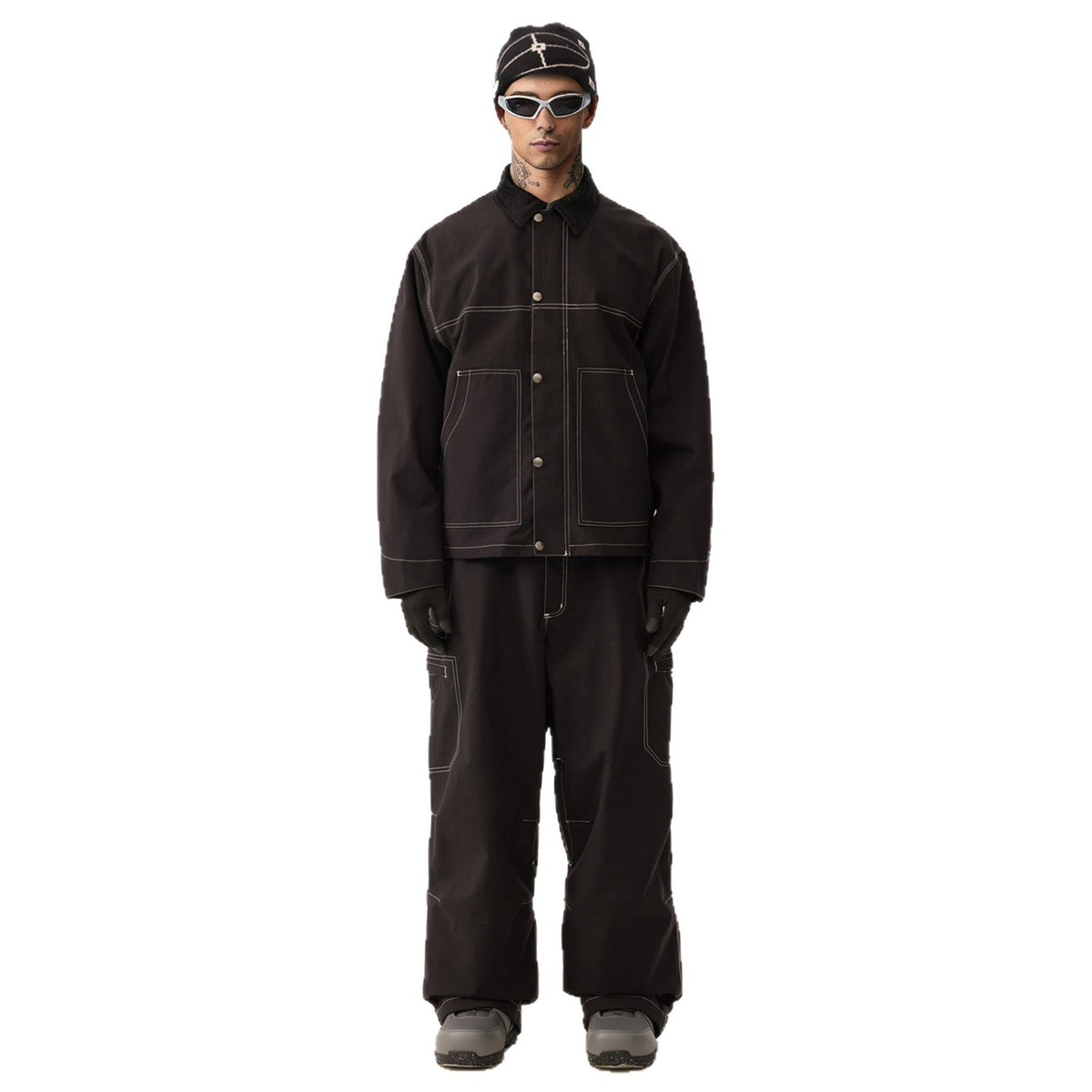 Ensemble de ski homme ample noir (photo 2)