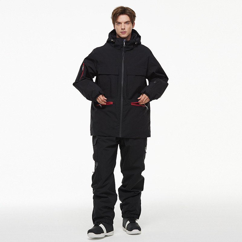Ensemble de ski homme noir et blanc (photo 2)