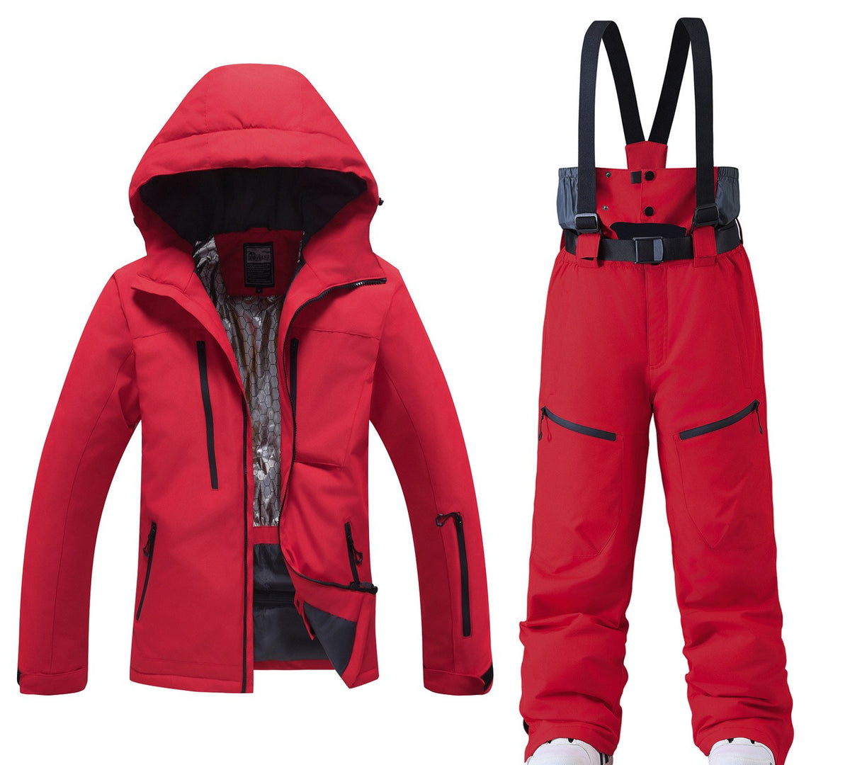 Ensemble de ski homme rouge (photo 1)