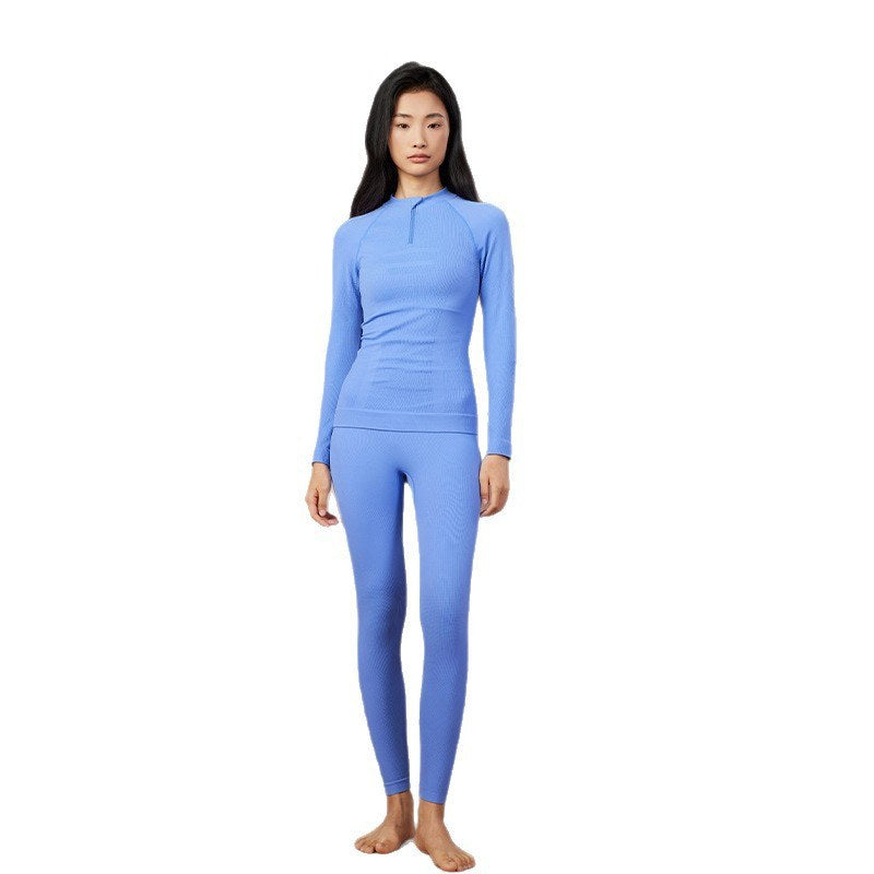 Ensemble thermique de ski femme blanc (photo 4)