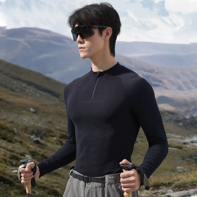Ensemble thermique de ski homme noir (photo 1)