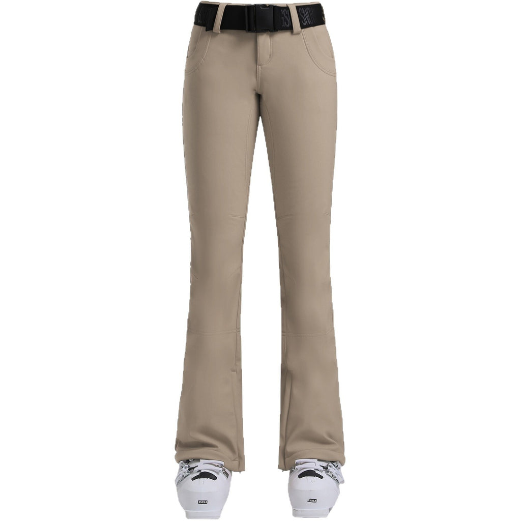 Pantalon de ski femme évasé beige (photo 2)