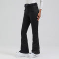 Pantalon de ski femme évasé noir (photo 1)
