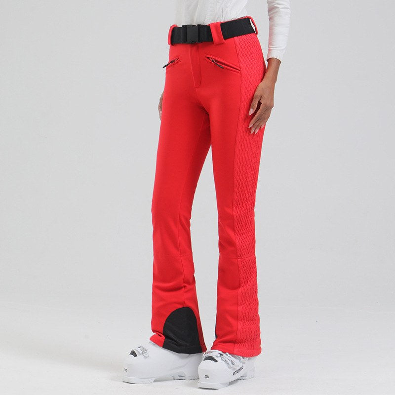 Pantalon de ski femme évasé noir (photo 4)