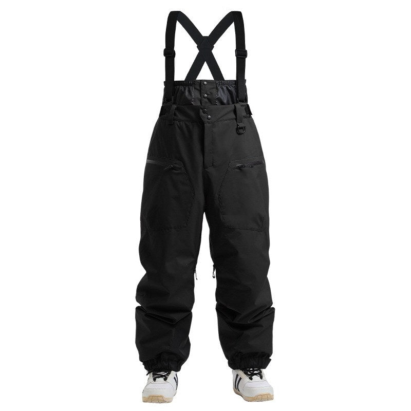Pantalon de ski homme à bretelles noir (photo 1)