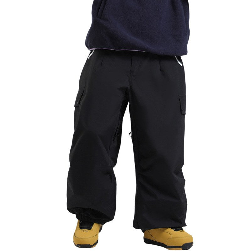 Pantalon de ski homme cargo noir (photo 1)