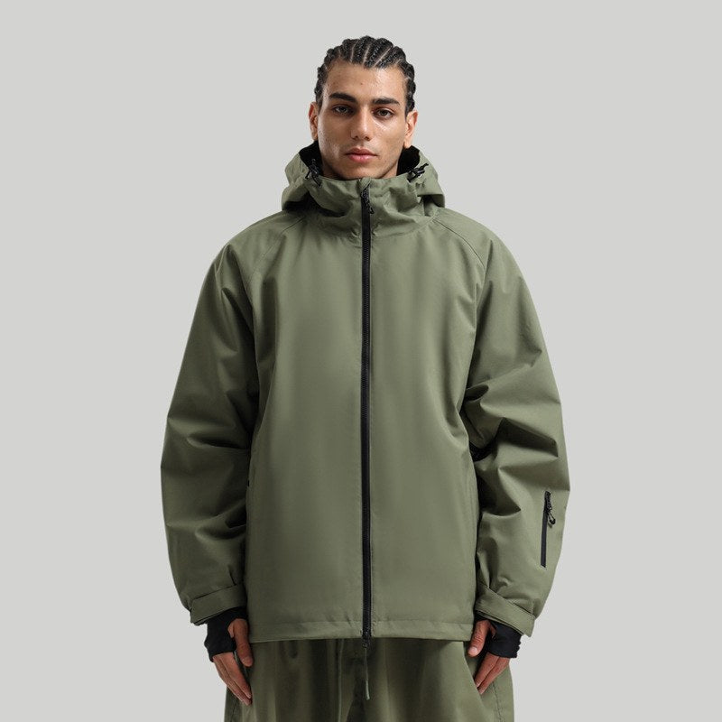 Veste de ski homme kaki (photo 1)